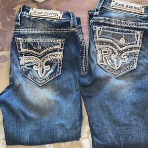 Rock Revival Women’s Crop Jeans 2 pairs